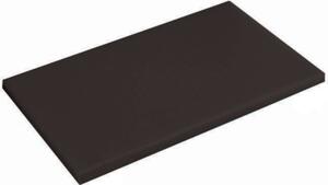 Tagliere Senza Fermi Cm 53 Nero PE, peso 3,36 kg