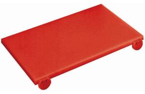 Tagliere Con Fermi Cm 53 Rosso PE, peso 3,34 kg