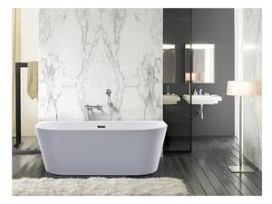 Vasca da bagno semi freestanding 245 litri 170 x 75 x 58 cm Acrilico Bianco - DIVINA