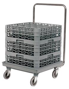 Carrello Con Maniglione Per Cestelli PP E Inox, peso 5,78 kg