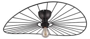 Nero opaco apparecchio da soffitto ø 60 cm Chapeau - Reality