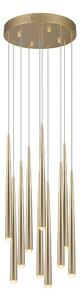 Lampadario LED dorato ø 30 cm Cala – Trio Select