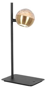 Steinhauer Exclusive - lampada da tavolo - BELLUNO - ottone nero - vetro metallo - lampada di design - LED - 4589ME