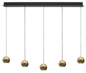 Steinhauer Exclusive - lampada a sospensione - BELLUNO - ottone - vetro metallo - lampada di design - LED - 4586ME