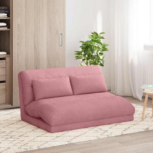 VidaXL Poltrona reclinabile in velluto rosa