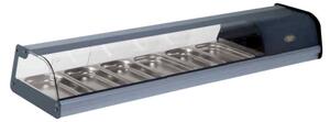 Vetrina Antipasti Cm 145x40 Inox, peso 38 kg