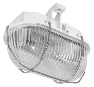 Plafoniera da esterno OVAL 1xE27/60W/230V IP44 bianco