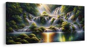 Quadro su tela – Cascate scintillanti