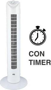 Effe Ventilatore a Colonna Torre senza Pale 3 Velocit Oscillante con Timer colore Bianco - 13B59