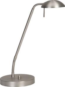 Mexlite - lampada da tavolo - Biron - acciaio - vetro metallo - lampada da scrivania - LED - 7502ST