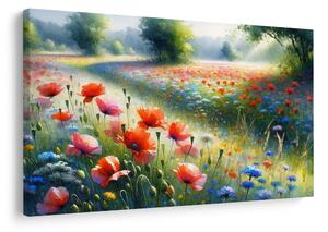 Quadro su tela – Magia del mattino estivo sul prato