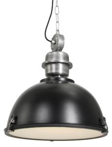 Steinhauer - lampada a sospensione - Bikkel - nero - vetro metallo - Ø 42cm - E27 - 7586ZW