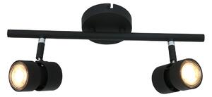 Faretto - nero - Natasja LED - plastica metallo - lampada di design - GU10 - 7902ZW - Steinhauer