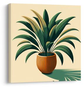 Quadro su tela – Pianta da interno elegante