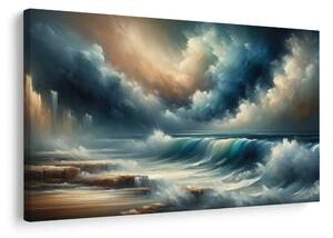 Quadro su tela – Tempesta sull’oceano