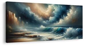 Quadro su tela – Orizzonti marini drammatici