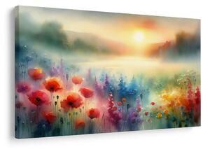Quadro su tela – Prato all’alba