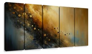 Quadro su tela – Esplosione dorata dell’universo