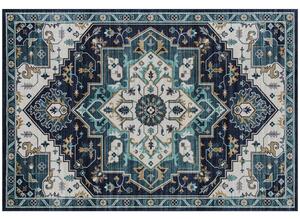 HOMCOM Tappeto Boho Antiscivolo e Lavabile a Pelo Corto per Soggiorno e Camera, 230x160 cm, Multicolore | Aosom Italy