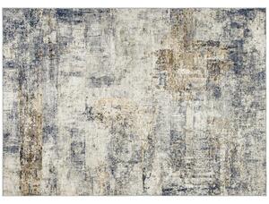 HOMCOM Tappeto per soggiorno, Poliestere, design artistico moderno, lavabile, Grigio | Aosom Italy