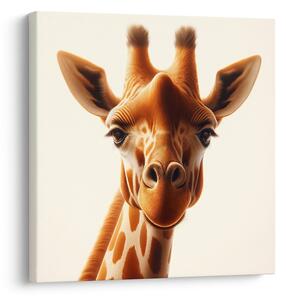 Quadro su tela – Sguardo dettagliato della giraffa