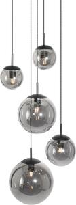 Steinhauer - lampada a sospensione - Bollique LED - nero - vetro metallo - Ø 60cm - E27 - 2730ZW