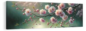 Quadro su tela – Sakura nei riflessi di luce