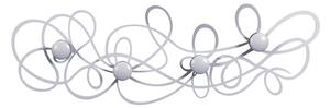 Appendi Abiti Doodle in metallo, colore Bianco Neve