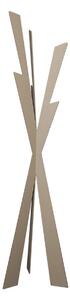 Appendiabiti in stile contemporaneo Zeus in metallo, diam.40x177h, colore Beige