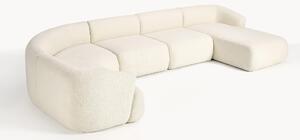 Divano XL componibile in teddy Sofia