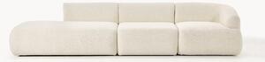 Chaise longue componibile XL in teddy Sofia