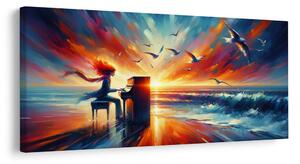 Quadro su tela – Musica del mare