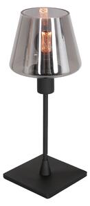 Steinhauer - lampada da tavolo - Ancilla - nero - vetro metallo - Ø 14cm - E14 - 3102ZW