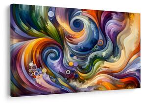Quadro su tela – Mosaici di silenzio e movimento