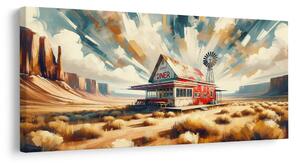 Quadro su tela – Sotto il cielo del deserto