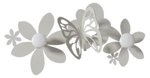 Gancio da muro Farfalle design � quello inconfondibile Butterfly Dimensioni 44xh24 cm colore Avorio