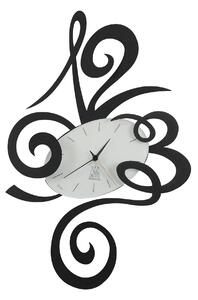 Orologio Robin in metallo, 34x51h, colore Nero Goffrato