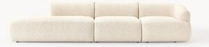 Chaise longue componibile 4 posti in bouclé Sofia
