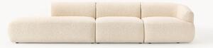 Chaise longue XL componibile in bouclé Sofia