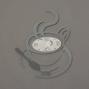 Orologio Al bar in metallo, 52x55h, colore Ardesia