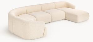 Divano XL componibile in bouclé Sofia