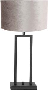 Steinhauer - lampada da tavolo - Stang - nero - metallo velluto - Ø 30cm - E27 - 8213ZW