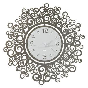 Orologio rotondo dal design originale Fonte della Vita Diametro 50 cm colore Bronzo e bianco marmo