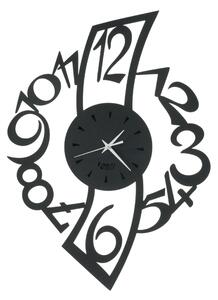 Orologio da parete dal design moderno ed accattivante IVO Dimensioni 41x h 56 cm colore Nero