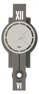 Orologio pendolo da parete PENDOLUX Dimensioni 26x h60 cm stile contemporaneo colore Fango e avorio