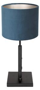 Steinhauer - lampada da tavolo - Stang - nero - metallo velluto - Ø 20cm - E27 - 8249ZW