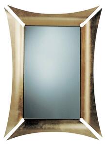 Specchio Morgana in metallo, 72x100h, colore Oro