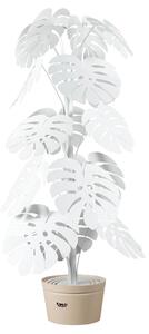 Lampada da terra decorativa MONSTERA grande Dimensioni 60xh 170 cm Il design elegante e le foglie di Monstera celebrano la bellezza della natura colore bianco