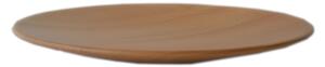 Centrotavola, portafrutta in Legno di Ontano diametro 40xh 3,5 cm colore Legno naturale