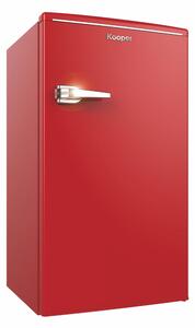 FRIGORIFERO VINTAGE ROSSO 100LT in Acciaio - Plastica Rosso, dimensioni 45.5x45.5x H 83.5 cm